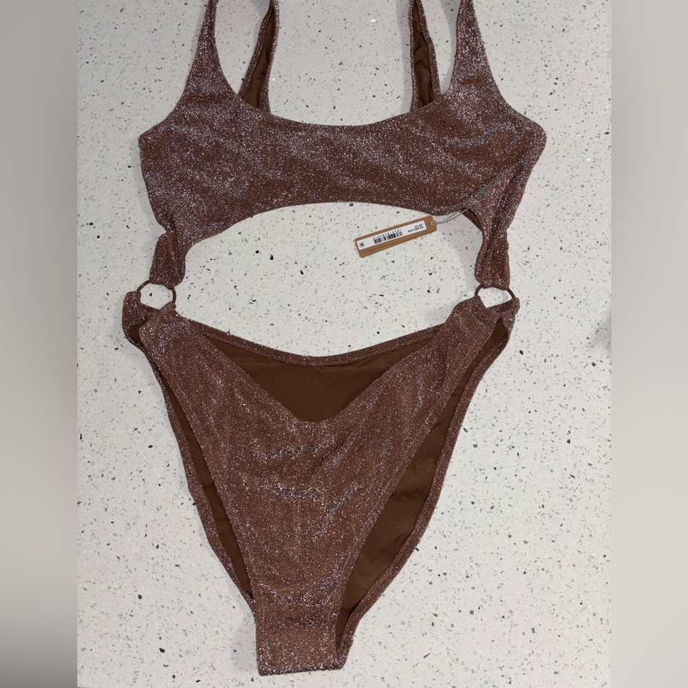 SKIMS Shimmering Swimsuit New